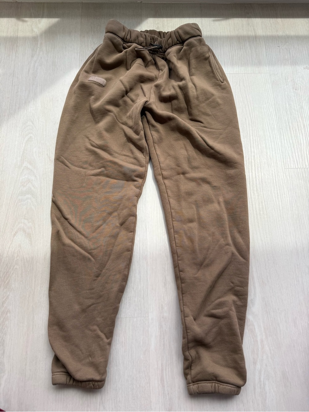 SET Active Cookie Brown Elastic-Waist Jogger Pants